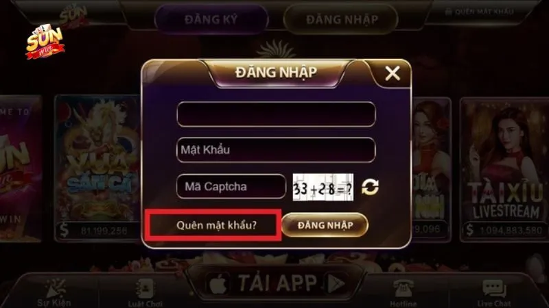 Bật mí cách lấy lại mật khẩu Sunwin đơn giản bằng số điện thoại Bật mí cách lấy lại mật khẩu Sunwin đơn giản bằng số điện thoại